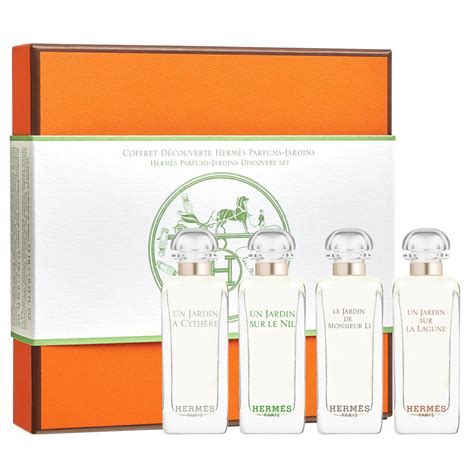 hermes perfume smallest size|hermes gardens perfume set.